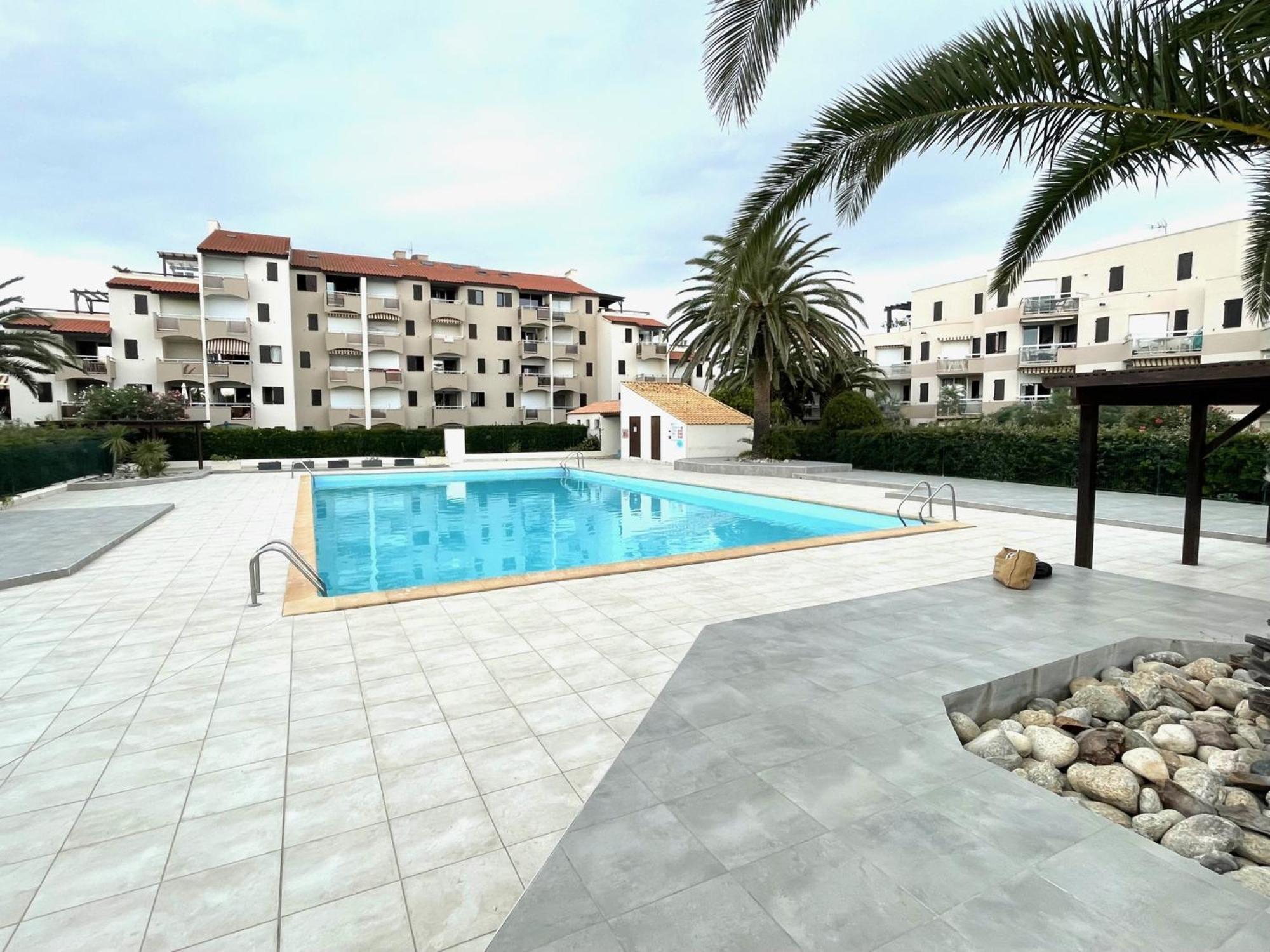 Rez De Jardin + Terrasse Piscine Et Acces Direct Plage Apartment Saint-Cyprien  Bagian luar foto
